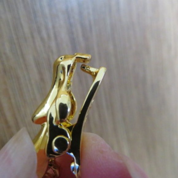nwot DRAGON Bracelet Gold Alloy Size 8.25" (20 cm) (K292) - Picture 5 of 5